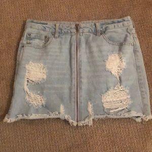 Forever 21 denim skirt